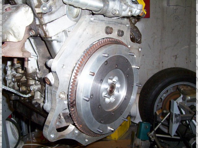 Ally flywheel / adapter plate